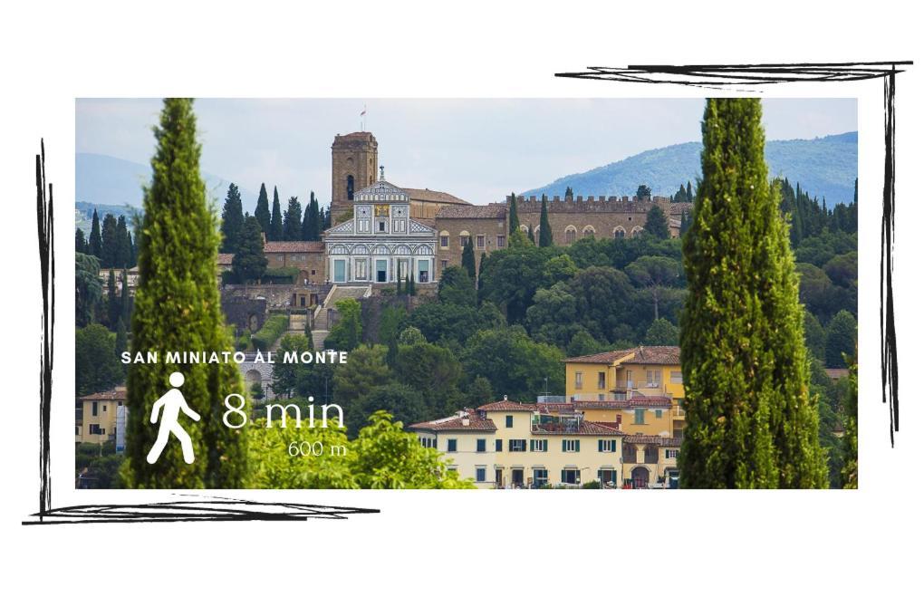 フィレンツェElegante Casa Ai Piedi Di Piazzale Michelangeloアパートメント エクステリア 写真